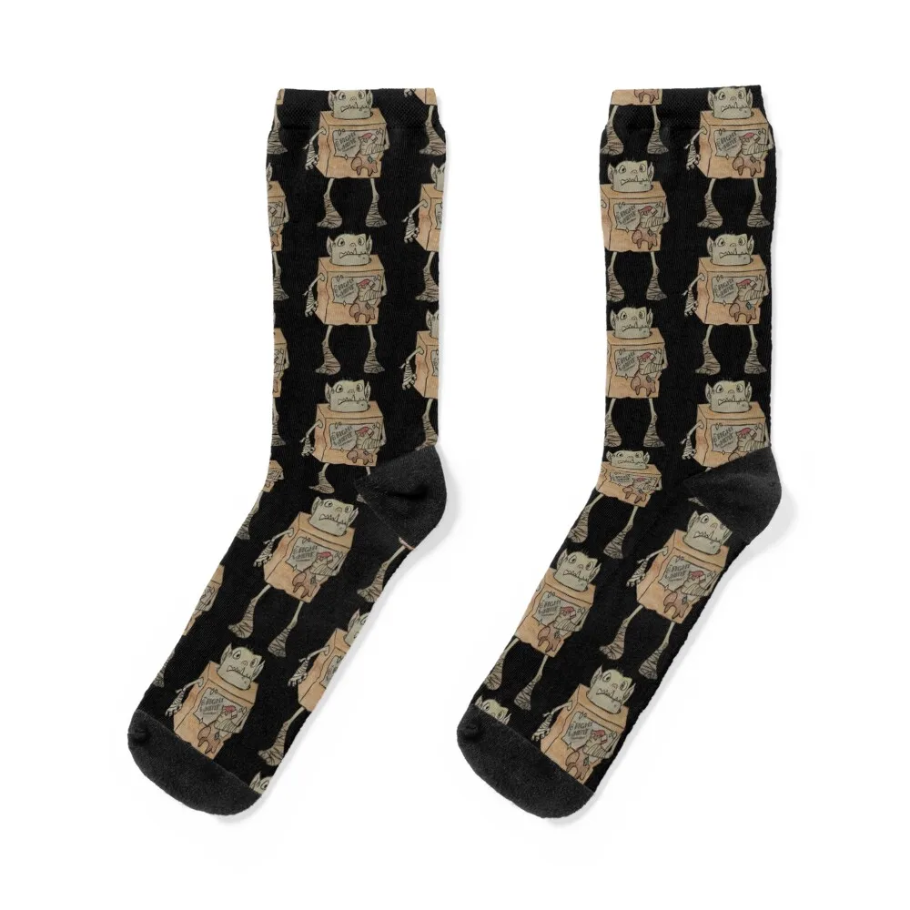 

Boxtroll watercolour Socks compression football crazy Stockings Socks For Men Women's