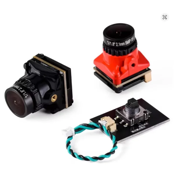 Caméra FPV 1800TVL 5MP Starlight 2.1mm OSD Réglable pour Drone RC