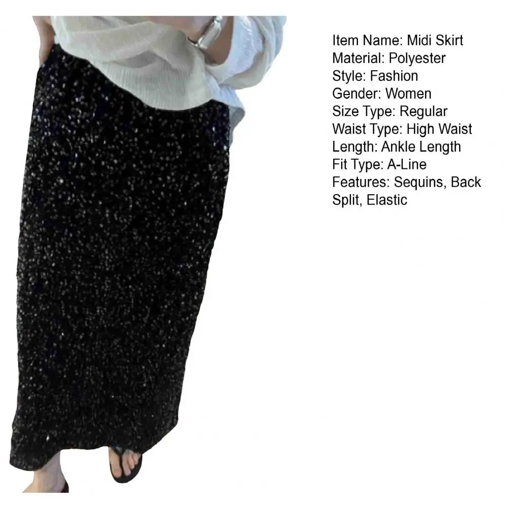 Рисунок 5 - Женская юбка миди с блестками