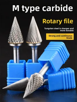 Fresa Rotante in Lega Dura, Testa per Smerigliatura Interna, Fresa a Coltello, Utensile per Smerigliatura, Fresa per Sbavatura in Acciaio al Tungsteno per Trapano Elettrico