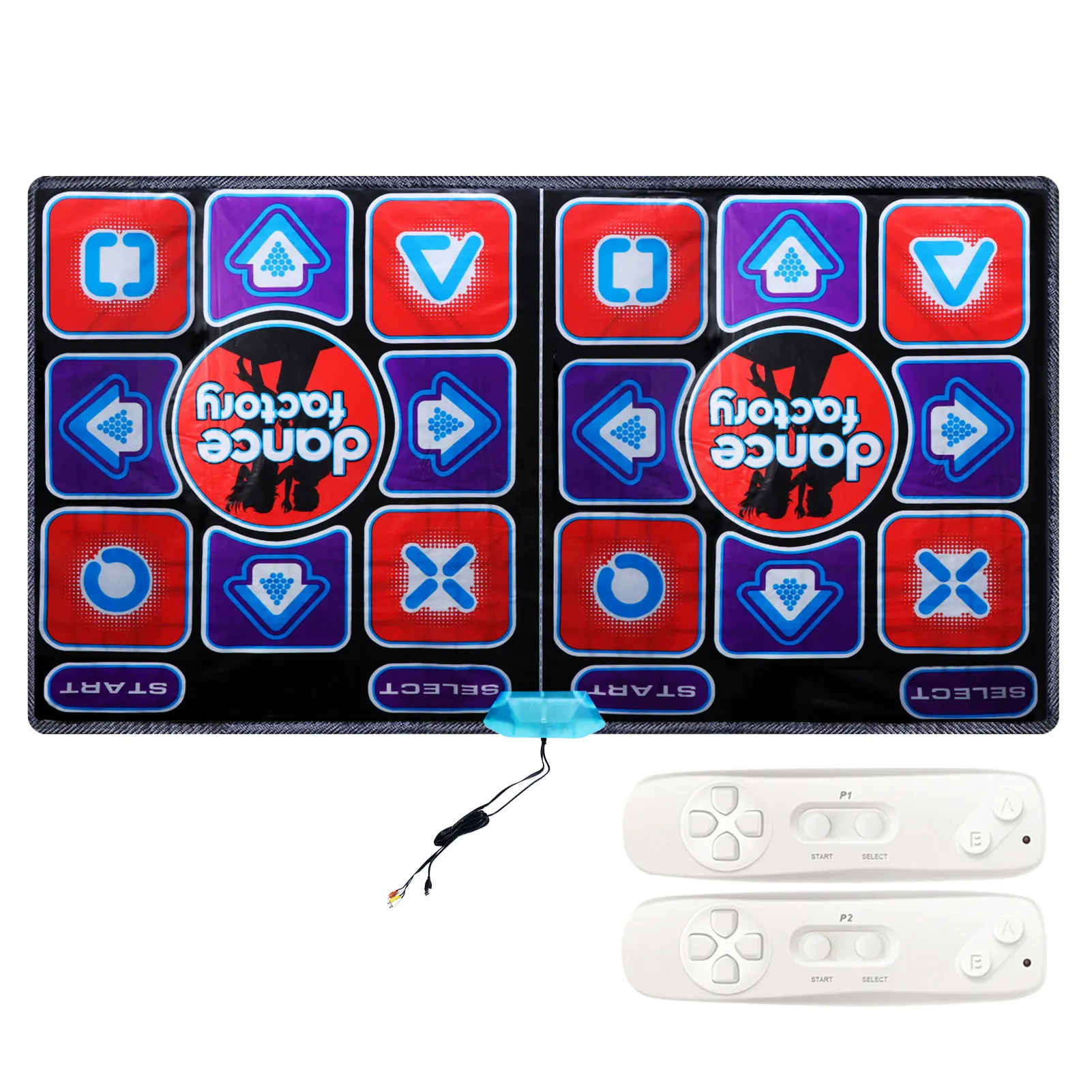 

Gift Computer PVC Massage Learning Double Dance Mat Running Blanket Yoga Game Living Room 3D Kids Toy Indoor For TV HD