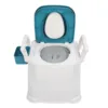 Adult Commode Commode Commode Toilet Commode for Adults Anti Slip Soft Padded High Load Capacity Commode Toilet with Garbage Bag 1