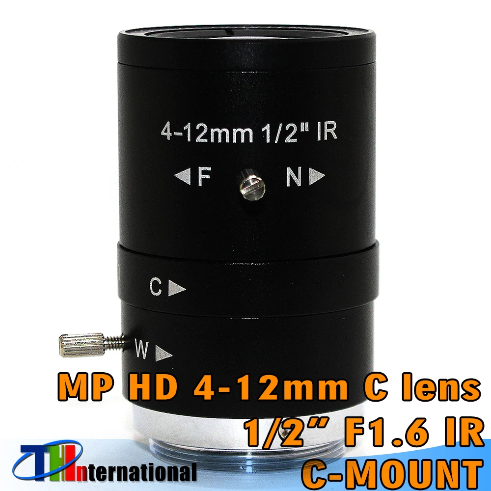 MP HD 4-12mm LENS C Mount 1/2
