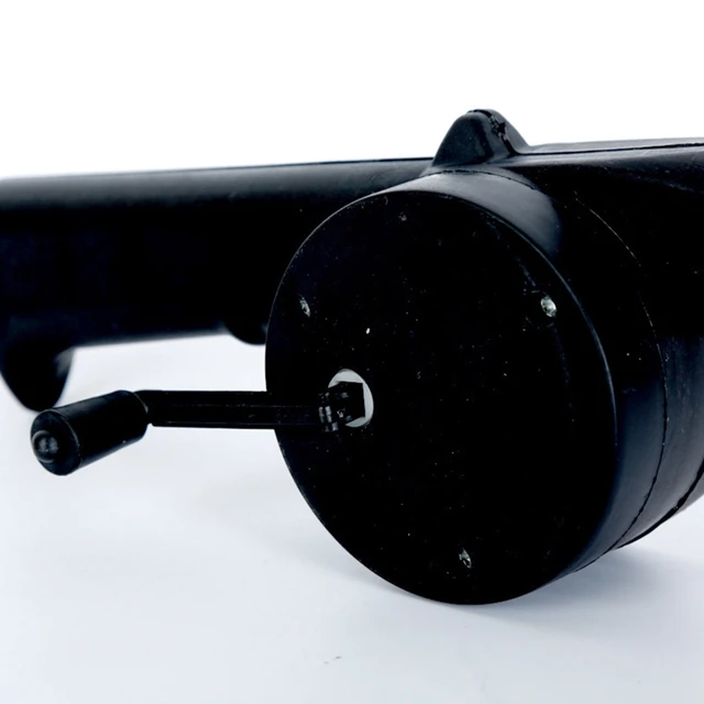 Hordozható Barbecue Ventilátor Kézi Hajtókar Bbq Kis Légfúvó Kempinghez - Image 5