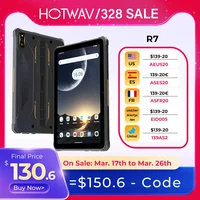 HOTWAV R7 Rugged Tablet Android MIL-STD-810G 15600mAh 6+256GB suitable for field exploration+logistics warehousing+camp ipad 1