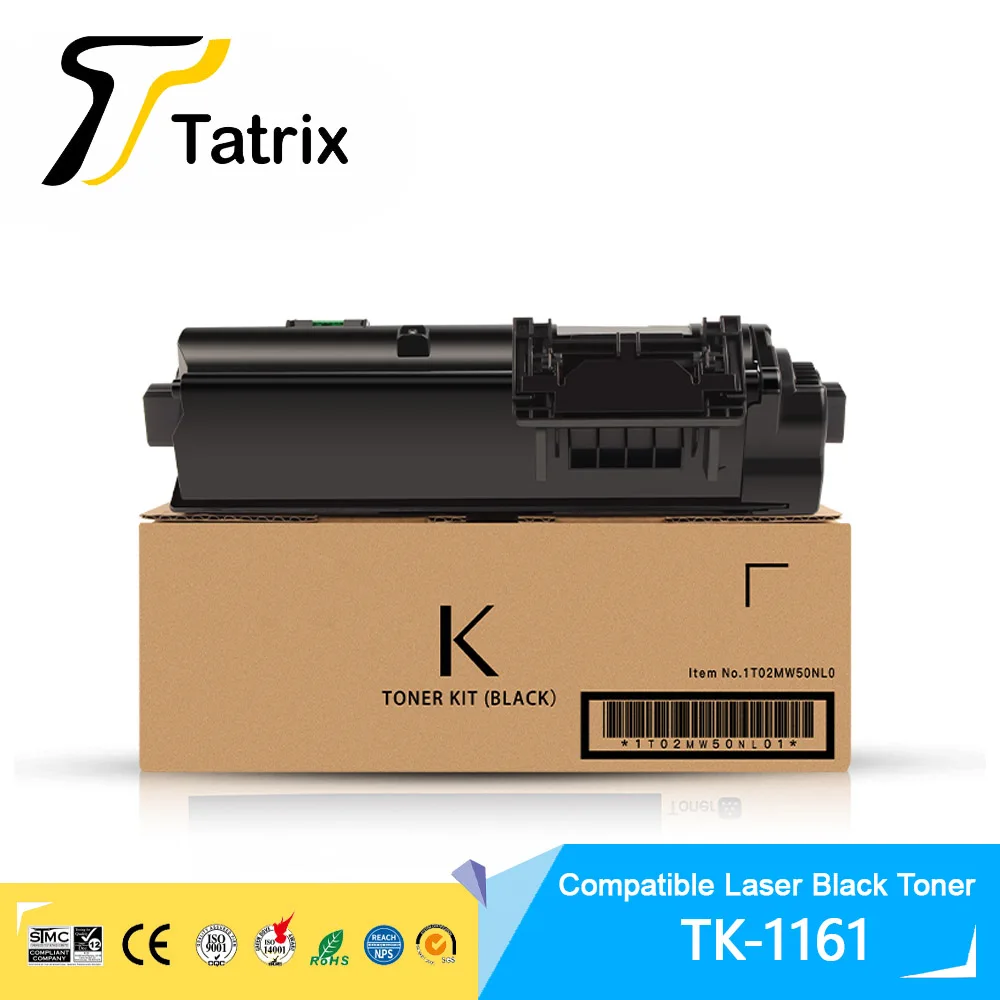 

Tatrix TK-1161 TK1161 Compatible Laser Black Toner Cartridge for Kyocera ECOSYS P2040dn/P2040dv Printer