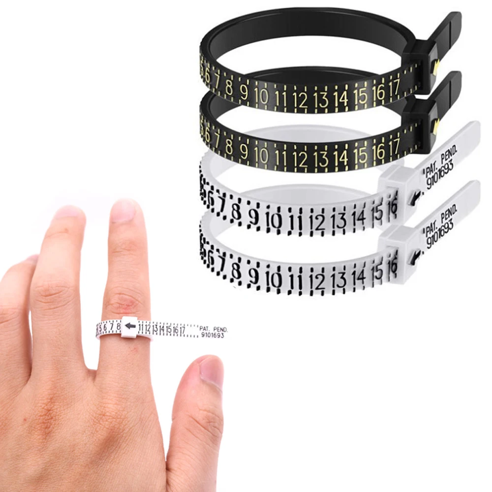 New Ring Sizer Measure Finger Size For Men and Women Sizes A-Z Reusable Gauge UK 