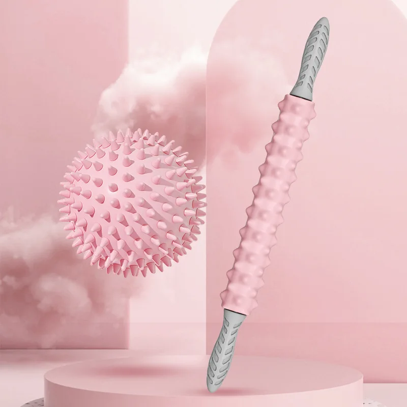 

Fascia Ball Massage Stick Set Muscle Relaxation Ball Foot Acupoint Cervical Membrane Puncture Ball Yoga Hedgehog Ball