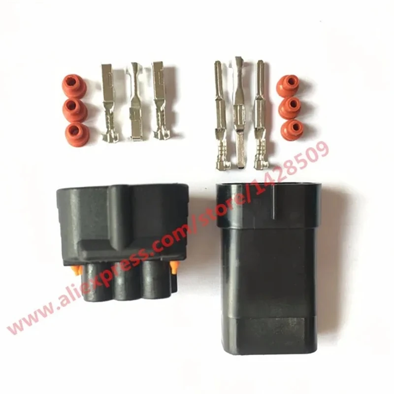 5 Set Toyota Denso 3 Pin 3 Way Female And Male Waterproof