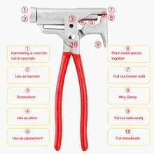 

New Universal Hammer Multifunctional Hammer One-piece Clamp Pipe Wrench Wrench Nail Nail Steel Nail Artifact Manual Nailing
