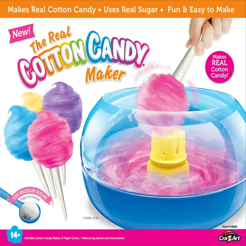 

DIY Real Cotton Candy Maker Activity Set, Assembled Product Weight 1.15lb Vacuum Home appliance Robot vacuum cleaner Cleaner Ste