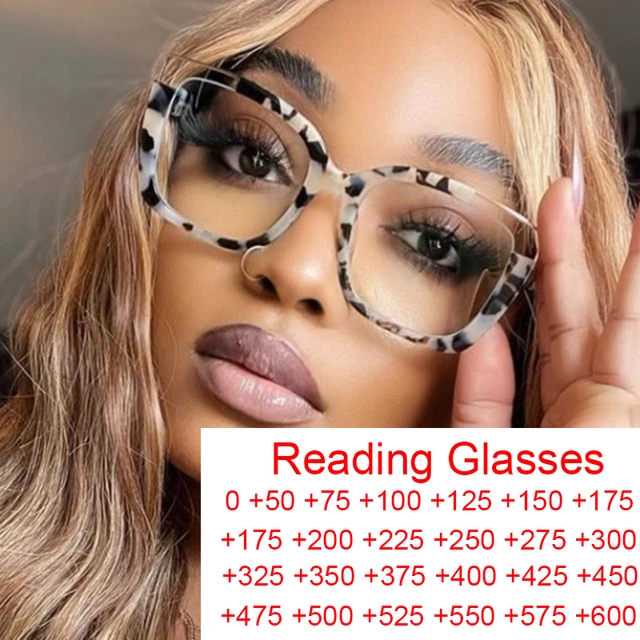 Eye Glasses Prescription Women Square  Oversized Reading Glasses Women -  Vintage - Aliexpress