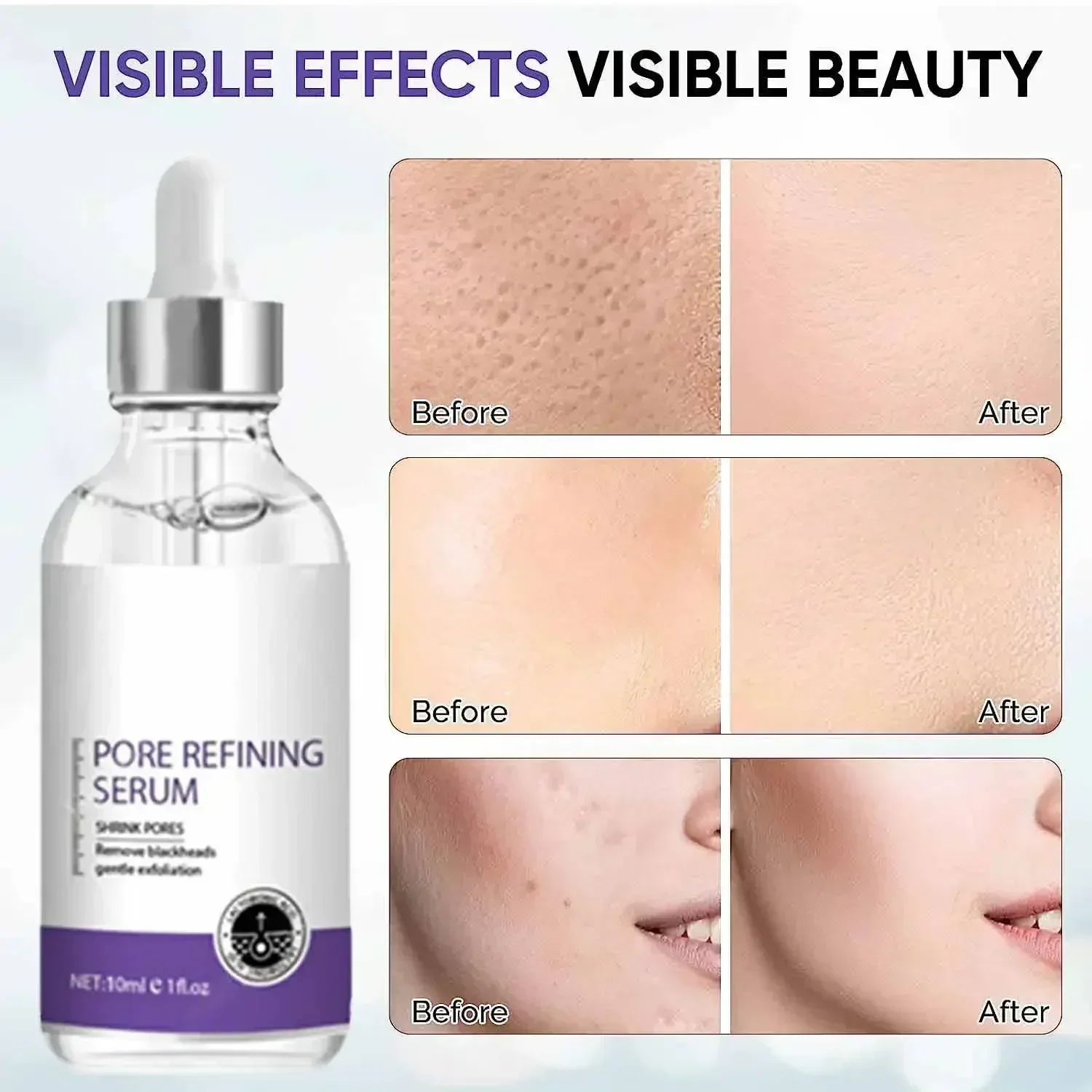 Large Pores Firming Repair Facial Pore Shrinking Serum Skin Care Beauty 11 6