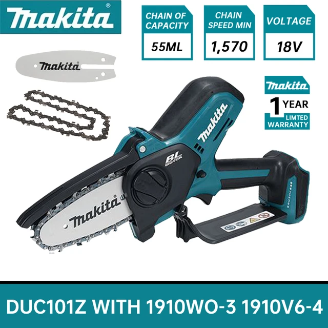 Geologi Abe Kompatibel med Makita Duc101 Cordless Brushless Pruning Saw 18v Lxt Lithium Battery Power  Tools Mini Electric Saw Garden Power Tool Duc101z - Electric Saw -  AliExpress