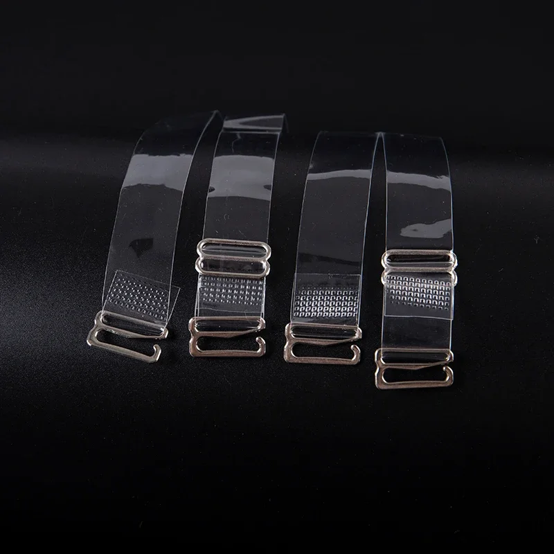 4/9Pcs/Lot Women Bra Buckle Clips Back Strap Holder Bra Clips Adjust Racer Back Strap Converter Concealer Black/Clear Color