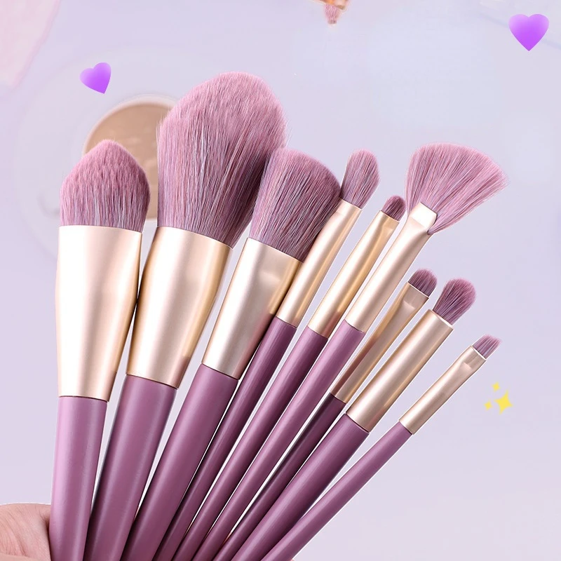 Soft Fluffy Make Up Brushes Set For Cosmetics Foundation Blush Powder