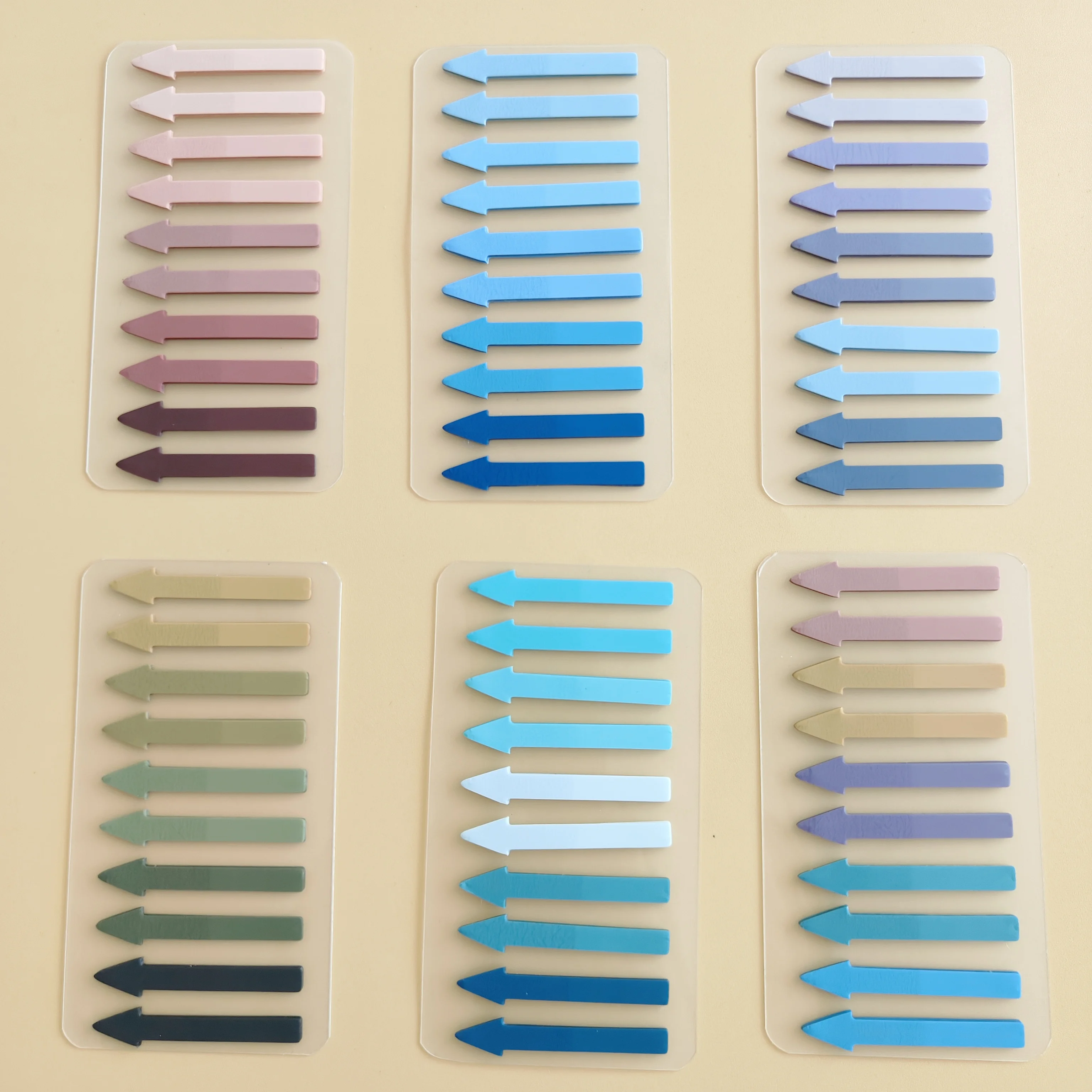 300 Sheets Transparent Fluorescent Index Tabs PET Arrow Flags Sticky Note for Page Marker Planner Stickers Office School 3