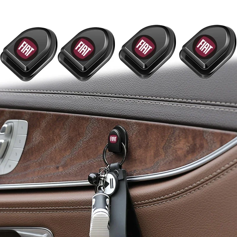 Car Hooks Interior Storage Holder for USB line Wall Hanging Hook For FIAT 500 Grande Stilo Freemont Punto Astra Bravo Ducato