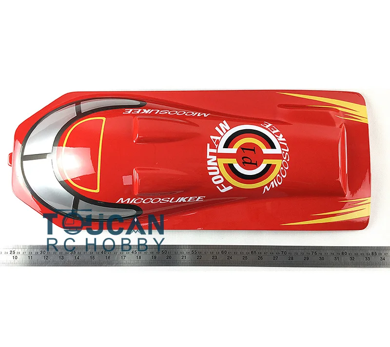 DTRC Toucanhobby G26IP1 26CC Red Prepainted Gasoline KIT RC Boat Hull Only for Advanced Player 3