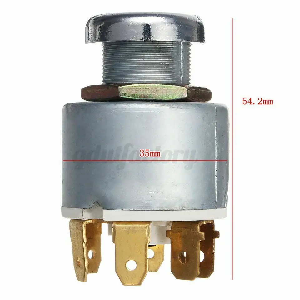 SPYMINNPOO Bootszündschalter Mit 2 Schlüsseln - Universal-Starter Für Außenbordmotoren