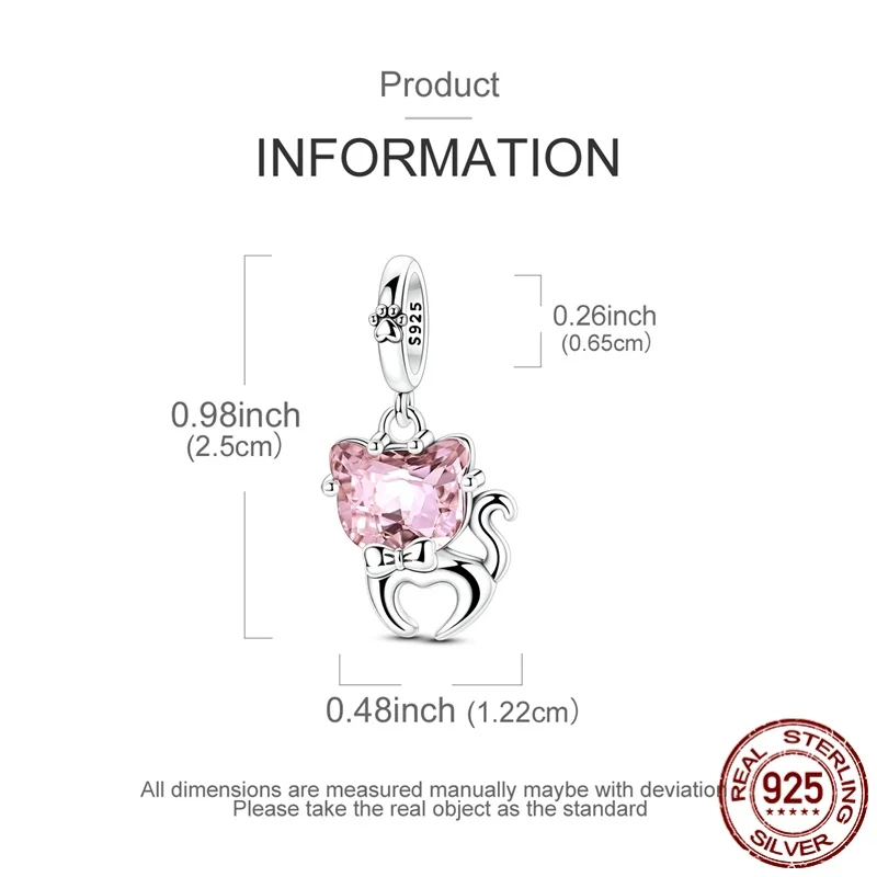 Neue 925 Silber Charms Perlen Original Früchte Wahrzeichen Gebäude Anhänger Fit Frau Schmuck Geschenke Für Armband DIY Machen – Detail 17