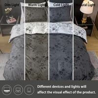 3pcs Zhusheng Kongye Pattern Print Duvet Cover Set, Soft Skin-Friendly Bedding Set Includes 1 Duvet Cover And 2 Pillowcases 5