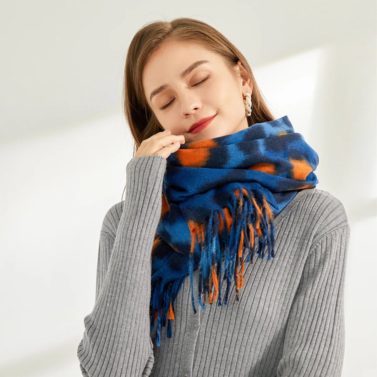 

Women Winter Scarf Leopard Cashmere Pashmina Female Spotted Leopard Warm Long Scarves Blanket Shawls Bandana Wraps Bufanda 2022