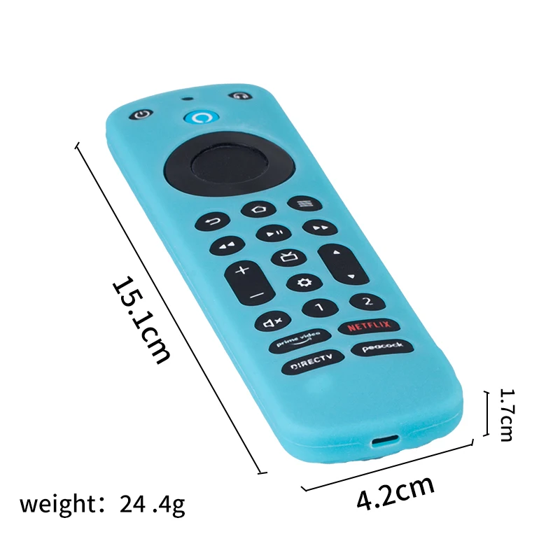 Silicone TV Remote Protective Case For Amazon Fire TV Alexa Voice Remote Pro 1 Piece