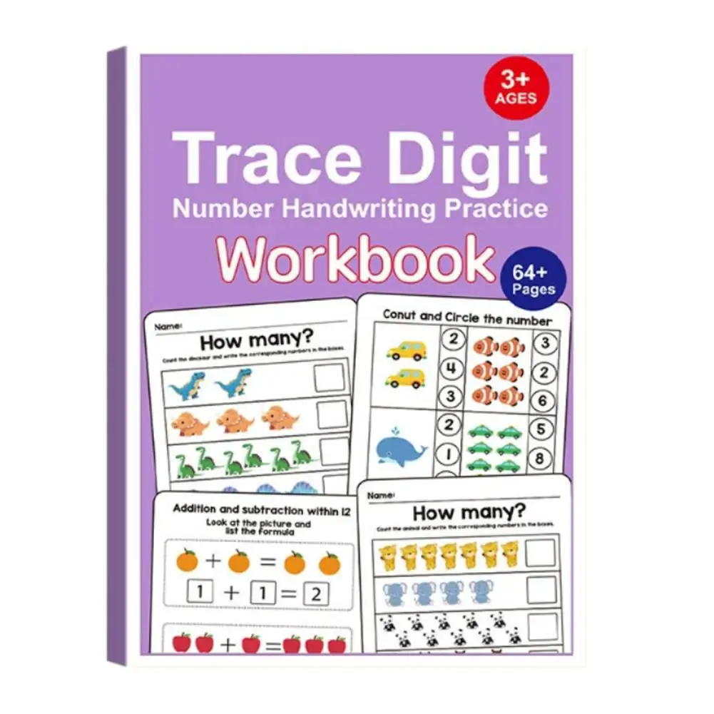 Math Enlightenment Connection Number Filling Book Find Patterns Early Education Fun Children's Playground Number Exercise Book