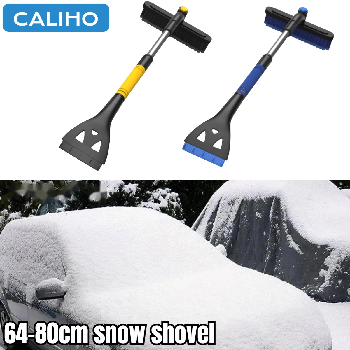 Multifunctional Ice Scraper Winter Car Wash Accessories Snow Remover Auto  Parts Snow Shovel Long Pole Deicing Sweeping Tool 3 2 - AliExpress