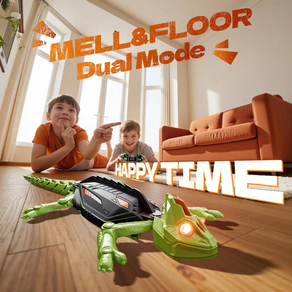 Wall Climbing RC Gecko Toy Electric remote control lizard wall climbing car gecko Animal Car Children's Halloween Toys Gift