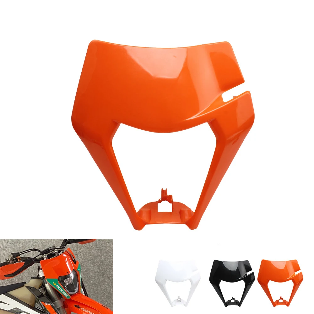 

Motorcycle Headlight Plats Mask for KTM EXC XC SX SXF XCW SMR 125 To 500 2012-2016 Enduro Dirt Bike Motocross Headlamp Wholesale