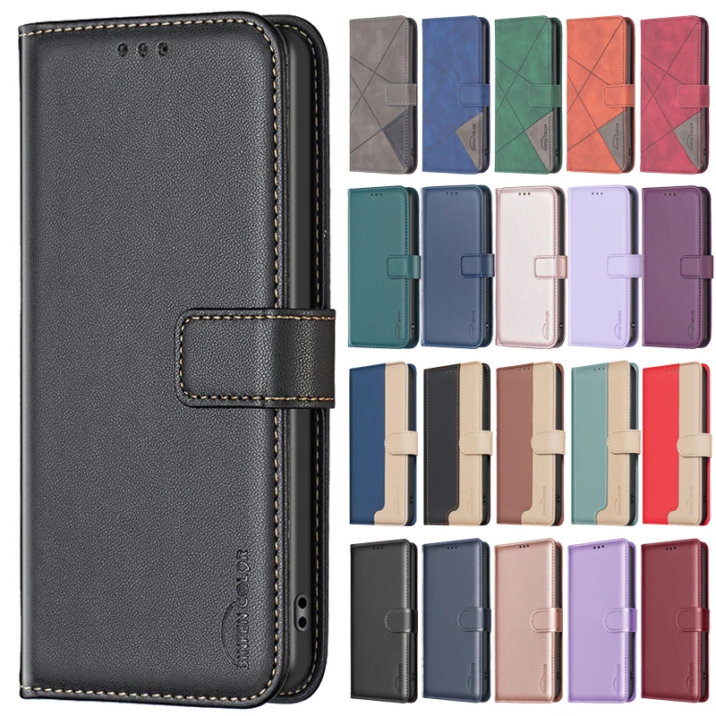 Luxury Leather Wallet Flip Case - Premium Protective Phone Cover