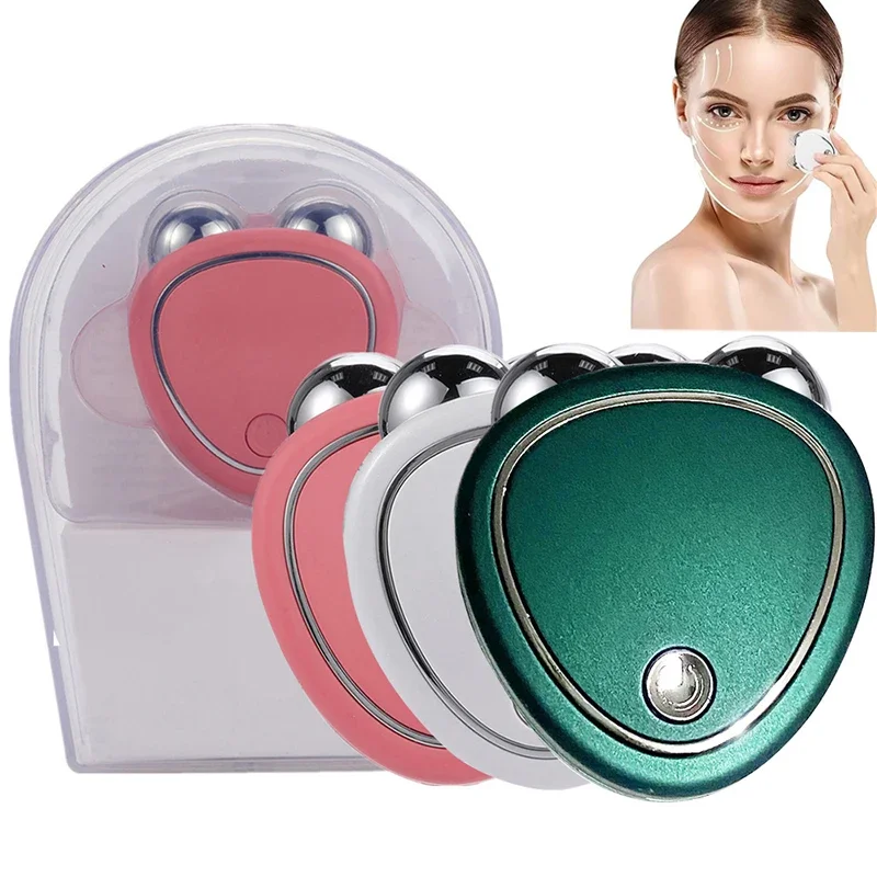 2025 Face Lifting Machine Facial Massager Microcurrent Roller Skin Tightening Rejuvenation Beauty Charging Facial Anti Wrinkle