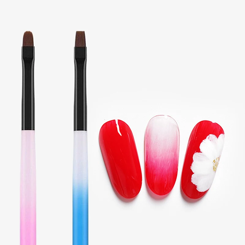 6PCS UV Gel Nail Brush Liner DIY Painting Pen Manicure Acrylic Drawing Brush For Nail Art Design Nails Tip Display Painting Tool