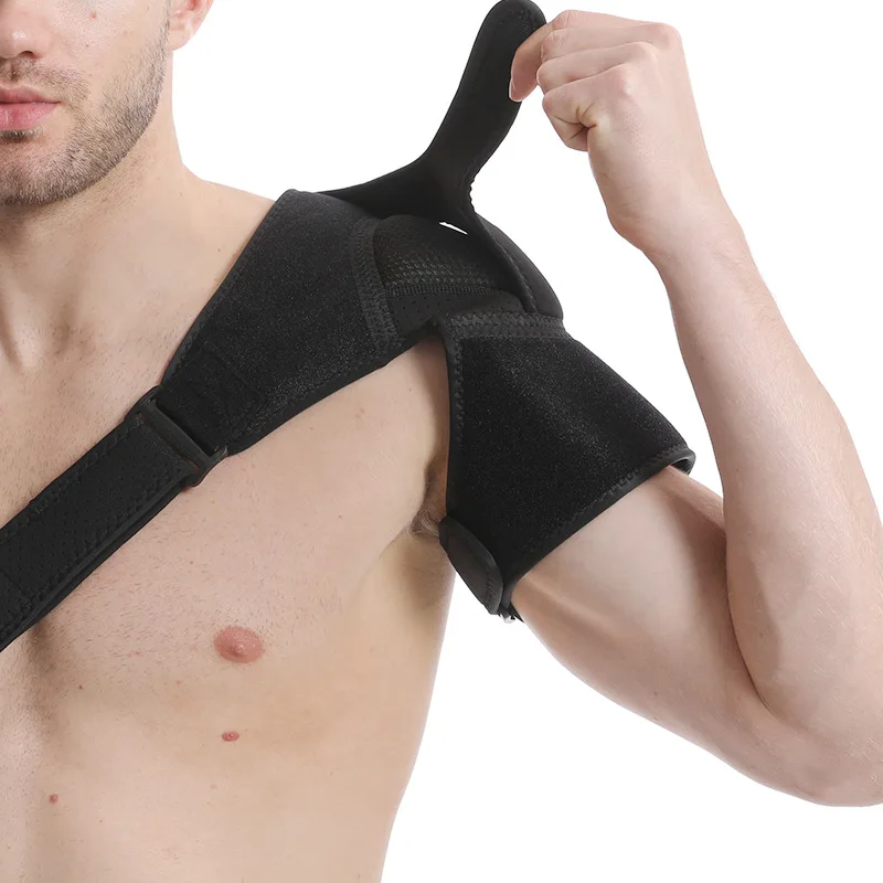 Adjustable Sports Shoulder Brace With Left/Right Universal Strap- Sports Support And Single Shoulder Compression 6