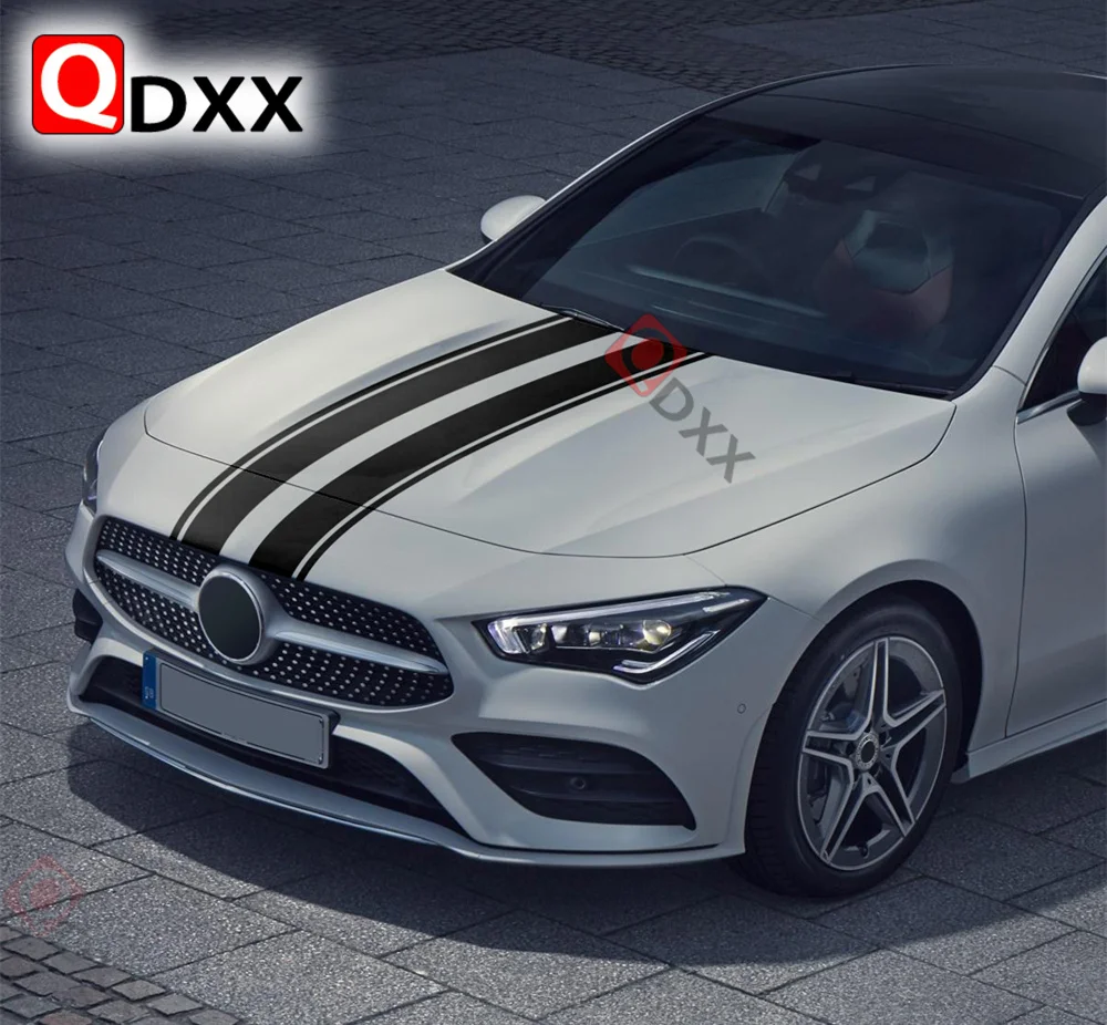 Edition 1 Stil Top Dach Motorhaube Seite Streifen Aufkleber Aufkleber für Mercedes  Benz W117 C117 X117 CLA45 AMG Schwarz/weiß/5D Carbon - AliExpress