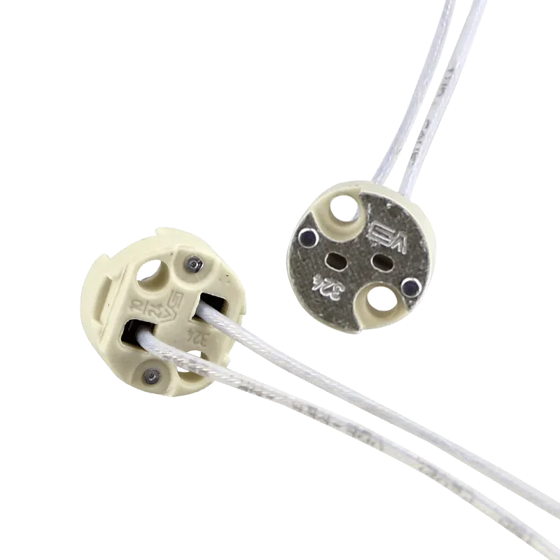 Description Picture 2 of itemPremium Quality Ceramic Lamp Bases for GU5.3 MR11 LED Spotlights and MR16 Halogen Bulbs