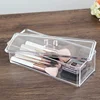 Rectangle Home Clear Storage Transparent Display Organize Cosmetic Makeup Make Up Cotton Swab Acrylic Box 2