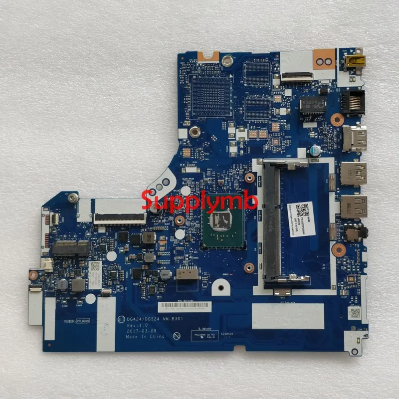 

5B20P20644 Motherboard SR2Z7 N3350 CPU DG424/DG524 NM-B301 for Lenovo 320-15IAP Notebook PC Laptop Mainboard Tested