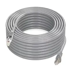 High - Speed Cat6 Ethernet Cable - RJ45 UTP Network Cord for Internet Connectivity (Grey)