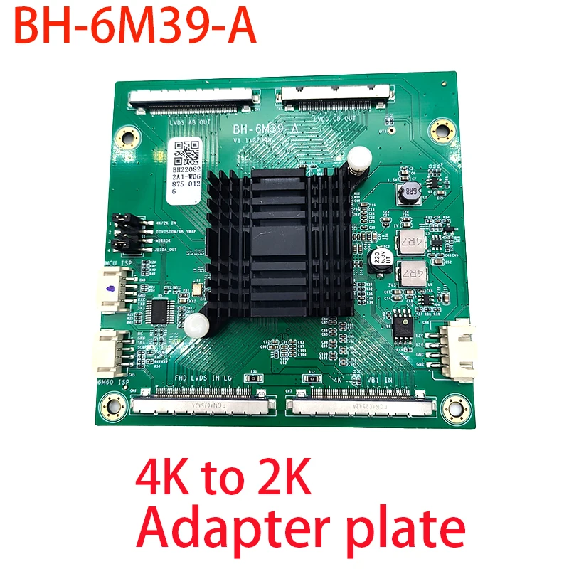 

BH-6M39-A плата адаптера 4K материнская плата точка 2K экран VBO к LVDS плата усилителя частоты 60 Гц до 120 Гц