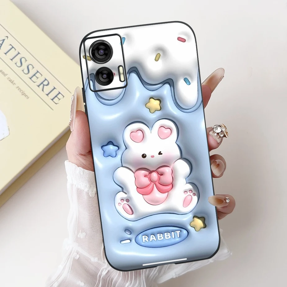 Cute Panda Cartoon Shockproof Soft TPU Phone Case for Motorola Edge 30 Lite