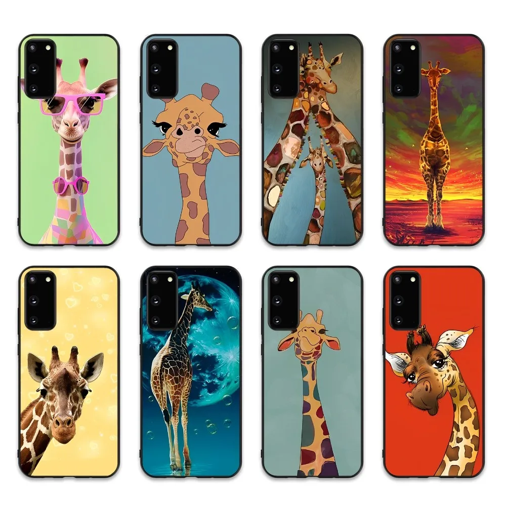 Custodia Per Telefono Giraffa Per Samsung S 20 21 22 23 Plus Ultra Per Redmi Note 8 9 10 11 Per Huawei Y 5 6 9
