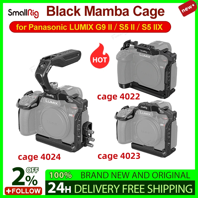 SmallRig Black Mamba Cage for Panasonic LUMIX G9 II S5 II S5