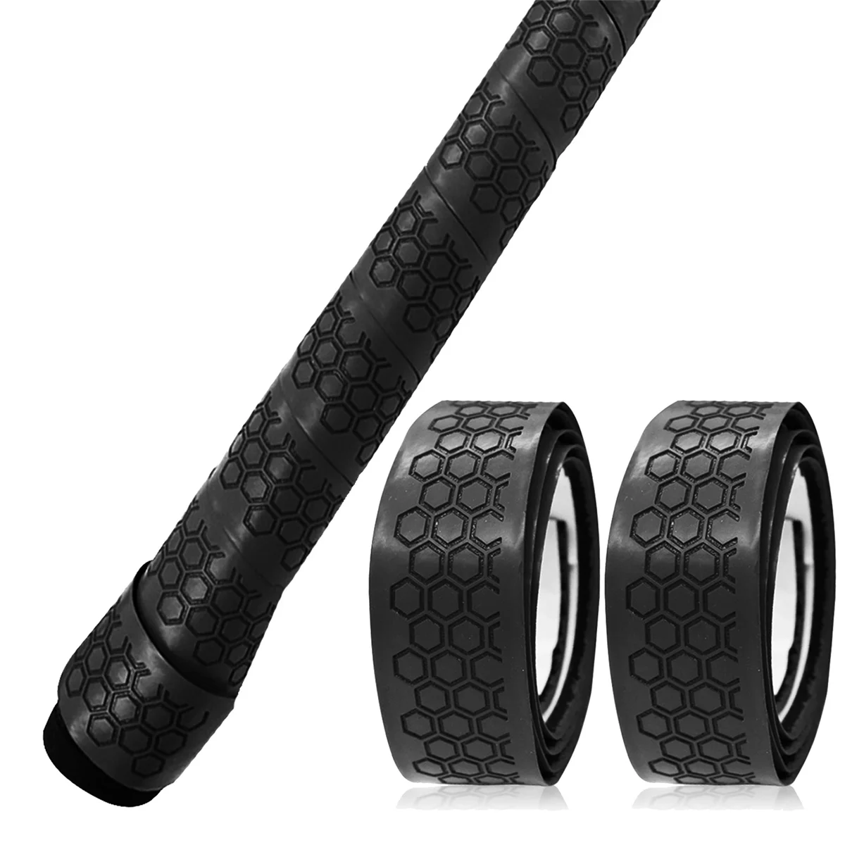

2Pcs Golf Grip Pure Handmade Standard Golf Grips Putter Grips for Golf Grips Standard Black