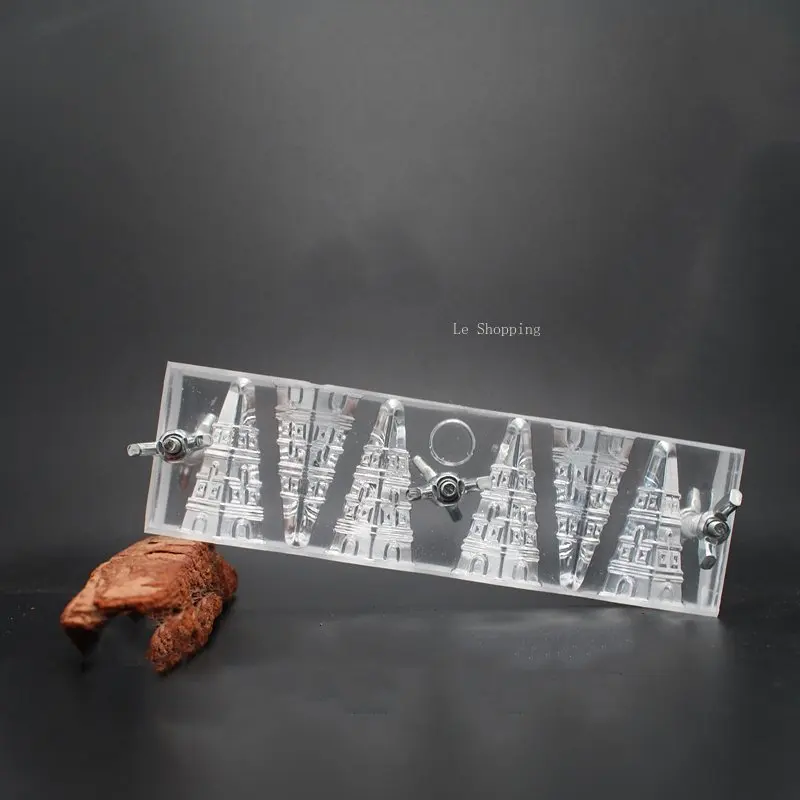 Reflow Tower Incense Making Mold Acrylic Incense Mold Backflow Burner Aromatherapy Meditation