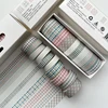 Grid Washi Tape 10 Rolls Scrapbooking Supplies Washitape Cinta Adhesiva Decorativa Stationery Diary Decoration Masking Tape 1