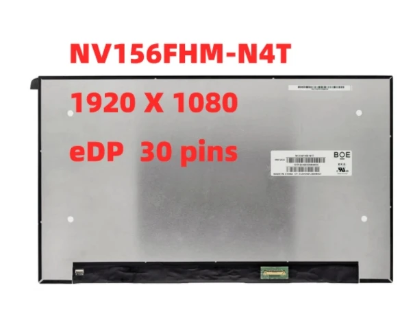 

NV156FHM-N4T 15,6 "экран для ноутбука, ЖК-дисплей, панель Matrix FHD 1920x1080 30Pin eDP