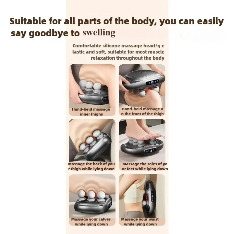 12-Heads Fascia Gun Deep Tissue Body Muscle Massager Professional Grade High Quality Wireless Frequency Vibration Masajeador - Image 5